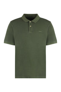 Cotton-piqué polo shirt